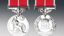 BEM as awarded by HM Queen Elizabeth Medal Image