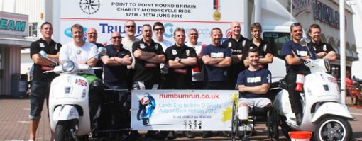 Round Britain motorcycle ride for charity