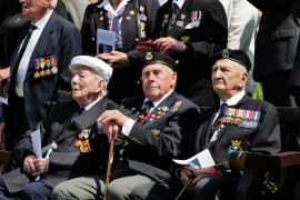 Atlantic Convoy Veterans As Honoured Guests At The Opening Of The Garden Of Reflection