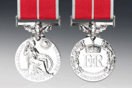 BEM as awarded by HM Queen Elizabeth Medal Image