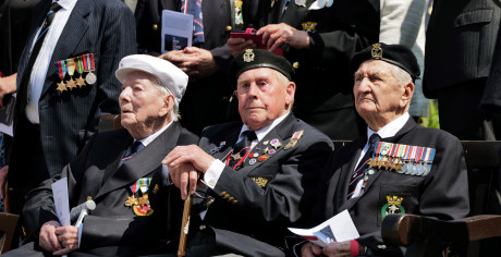 Atlantic Convoy Veterans As Honoured Guests At The Opening Of The Garden Of Reflection