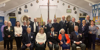 Cyril Durban Celebrates His 100th Birthday With Members Of The Royal Naval Association S Bromley Branch